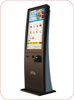 Floor Standing Digital Kiosk with Multiple Payment Methods