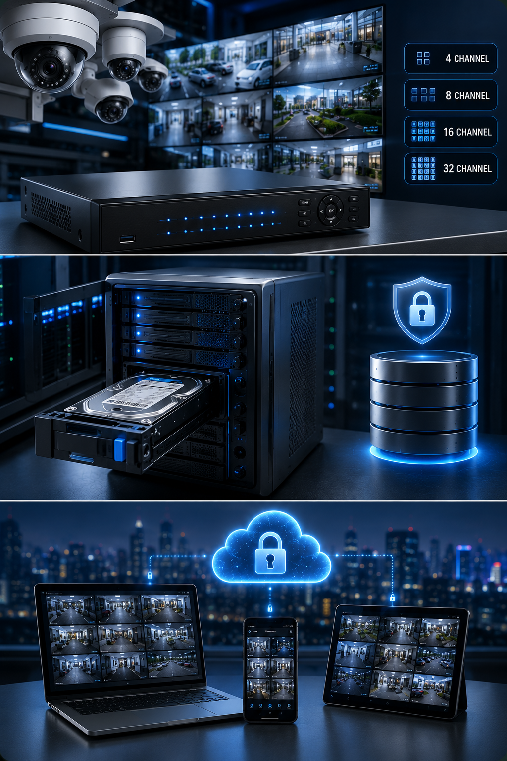 CCTV recording and storage infrastructure