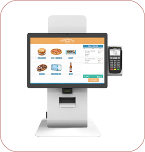 Interactive Self-Service Table Top Food Ordering Kiosk