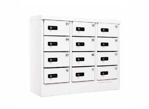 12-Door Mobile Charging Station with Digital Pin Lock