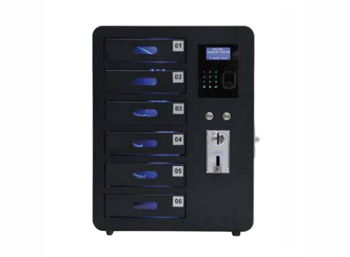 6-Door Coin Operated Mobile Charging Station with Biometrics/Fingerprint Lock 6-Door Coin Operated Mobile Charging Station with Biometrics/Fingerprint Lock