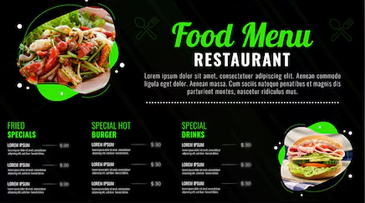 Digital Menu Board 